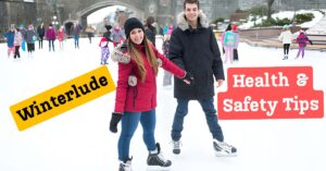 Winterlude 2026 festivities near the Glebe and Rideau Canal Skateway in Ottawa.