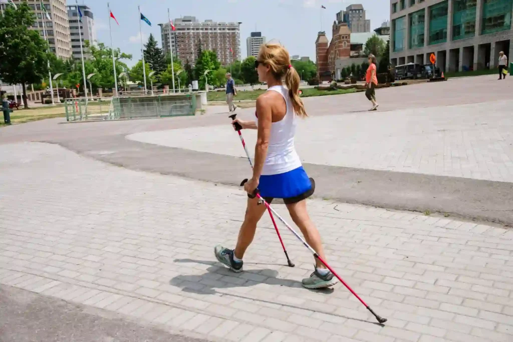 Urban Poling walking poles at Whole Health Pharmacy Glebe